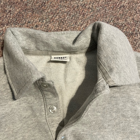 Sunday best cropped polo fleece - Picture 3 of 4